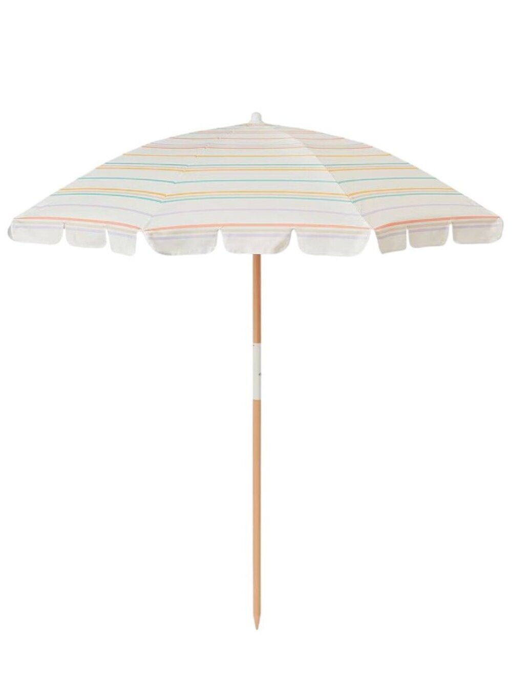 Sunnylife Beach Umbrella in Rio Sun Multi Stripe New in Box Pool Beach